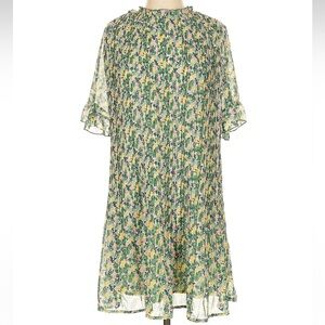 Melloday Floral Ruffle Sleeve Dress